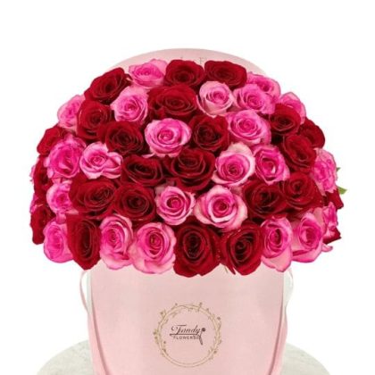 Modern Romance Red Pink Rose Box edits with Logo