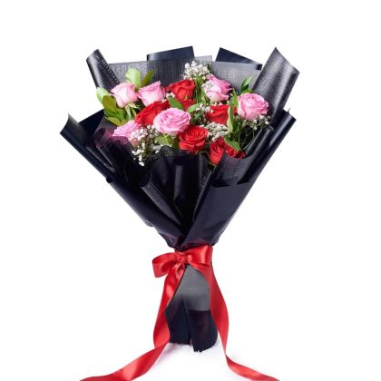 Pink Passionate Duet Bouquet 2