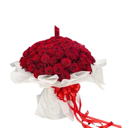 Crimson Cascade Bouquet removebg preview