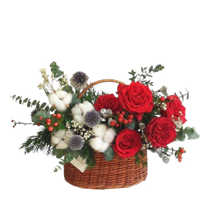 Winter Woodland Basket