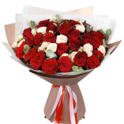 Charming Red Rose Bouquet