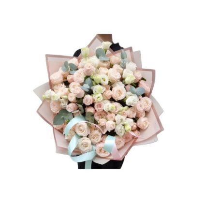Peony Rose & Eustoma Elegance