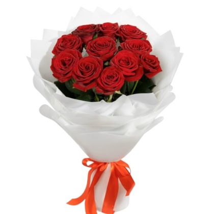 Ruby 15 Roses Bouquet