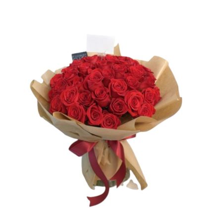 Ruby 50 Roses Bouquet